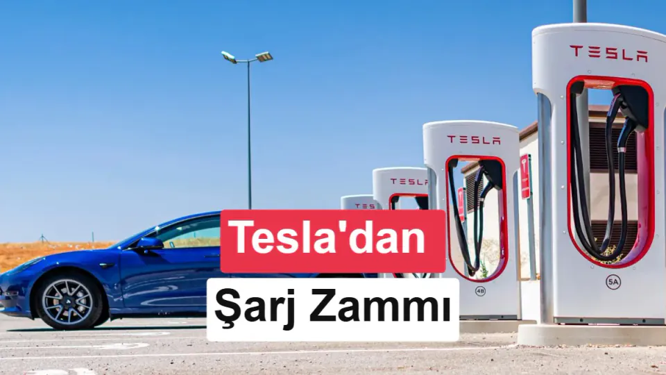 Tesla Türkiye Supercharger şarj ücretlerine zam yaptı görseli
