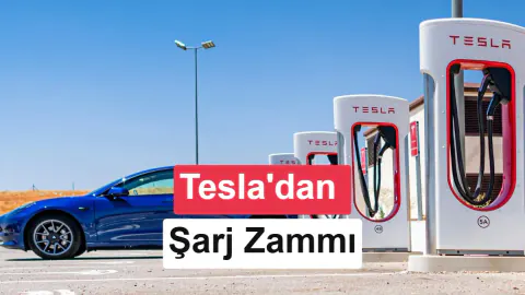 Tesla Türkiye Supercharger şarj ücretlerine zam yaptı Tesla Türkiye Supercharger şarj ücretlerine zam yaptı
