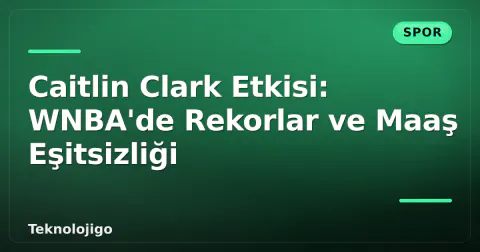 Caitlin Clark Etkisi: WNBA'de Rekorlar ve Maaş Eşitsizliği