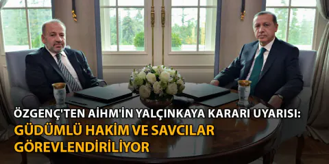 Saray'da Danışmanlık Krizi: İzzet Özgenç'ten Erdoğan'a Bilgi Notu Sitemi