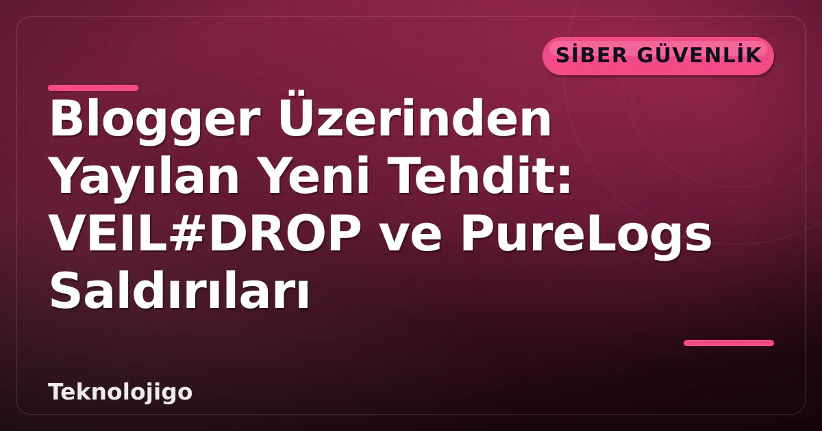 Blogger Üzerinden Yayılan Yeni Tehdit: VEIL#DROP ve PureLogs Saldırıları Blogger Üzerinden Yayılan Yeni Tehdit: VEIL#DROP ve PureLogs Saldırıları