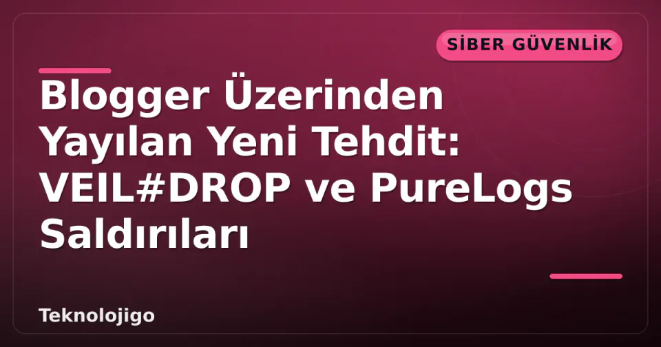 Blogger Üzerinden Yayılan Yeni Tehdit: VEIL#DROP ve PureLogs Saldırıları görseli