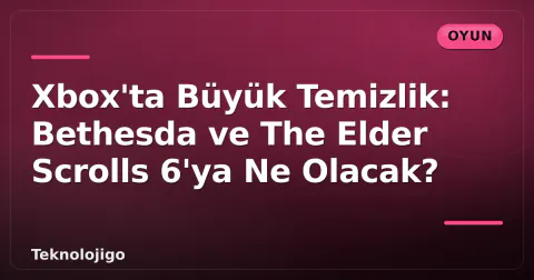 Xbox'ta Büyük Temizlik: Bethesda ve The Elder Scrolls 6'ya Ne Olacak?