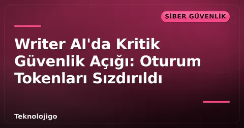Writer AI'da Kritik Güvenlik Açığı: Oturum Tokenları Sızdırıldı