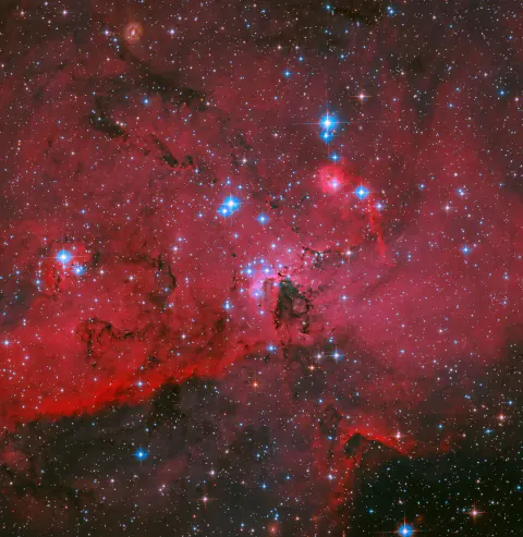 Hubble'dan Büyüleyici Görüntü: LH 95 Yıldız Kreşindeki Kozmik Dans Hubble'dan Büyüleyici Görüntü: LH 95 Yıldız Kreşindeki Kozmik Dans