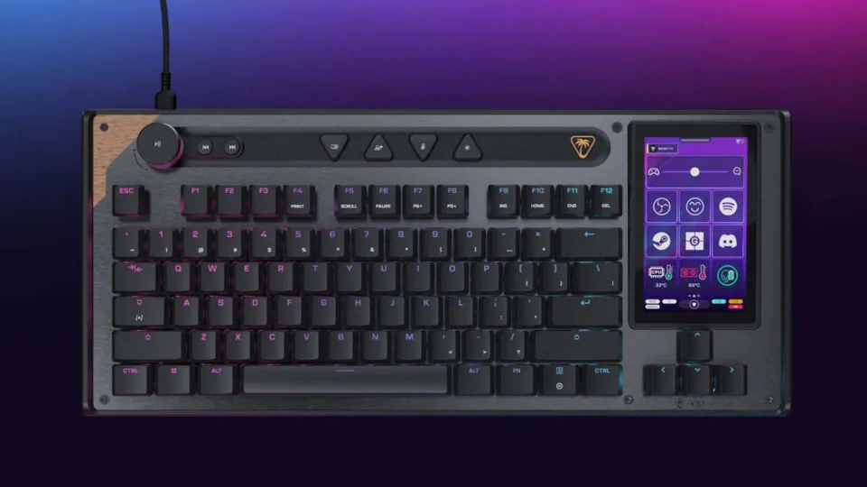 Turtle Beach Command Series KB7 İncelemesi: Dokunmatik Ekranlı Klavye Deneyimi görseli