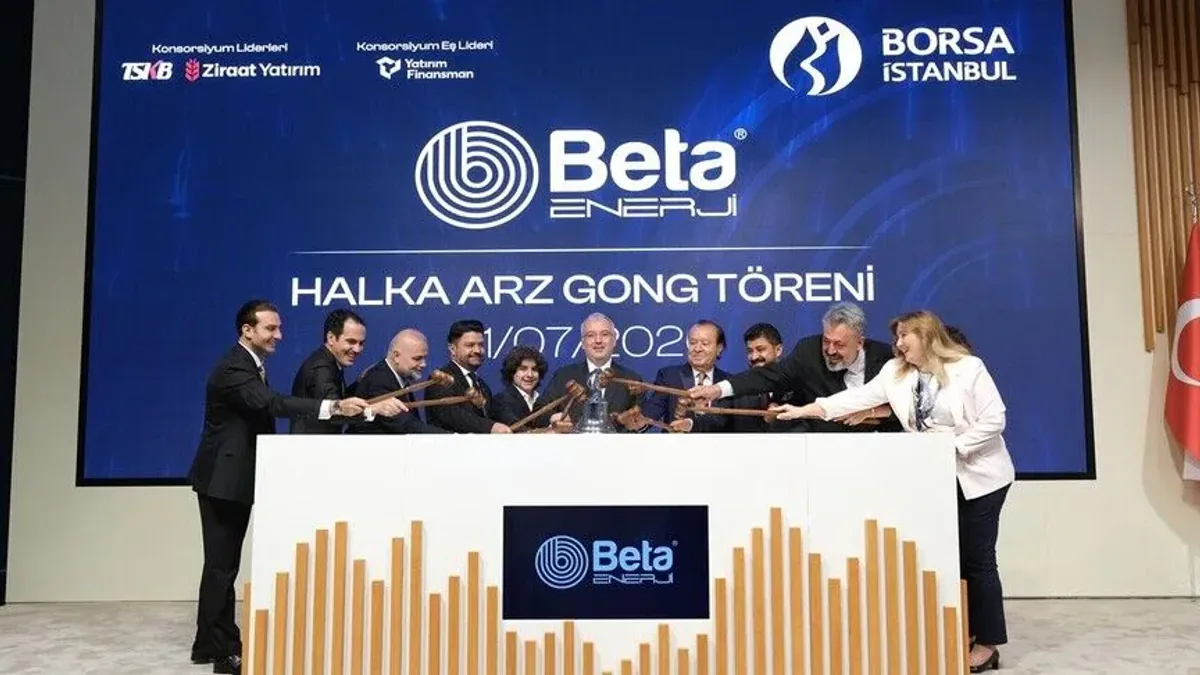 Beta Enerji (BETAE) Borsa İstanbul'da İşlem Görmeye Başladı Beta Enerji (BETAE) Borsa İstanbul'da İşlem Görmeye Başladı