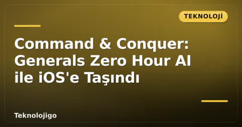 Command & Conquer: Generals Zero Hour AI ile iOS'e Taşındı
