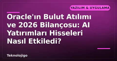 Oracle'ın Bulut Atılımı ve 2026 Bilançosu: AI Yatırımları Hisseleri Nasıl Etkiledi?