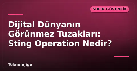 Dijital Dünyanın Görünmez Tuzakları: Sting Operation Nedir?