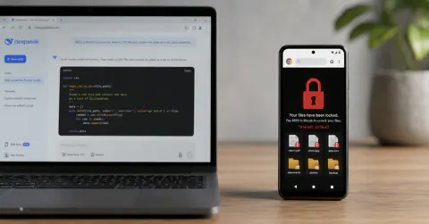 Yapay Zeka ile Üretilen Yeni Tarayıcı Fidye Yazılımı: Windows ve Android Risk Altında