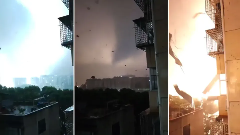 Çin'de Lianyungang Şehrini Vuran Hortum: Yıkım ve Can Kaybı görseli